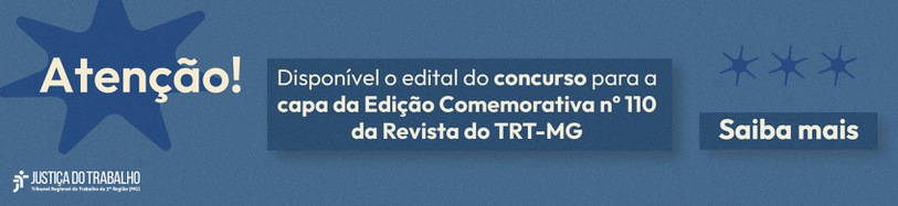edital do concurso da capa da Revista 110