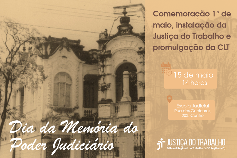 Folder do evento de 15 de maio