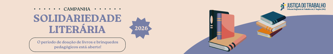 Campanha Solidariedade Literária 2026 - o período de doação de livros e brinquedos pedagógicos está aberto!
