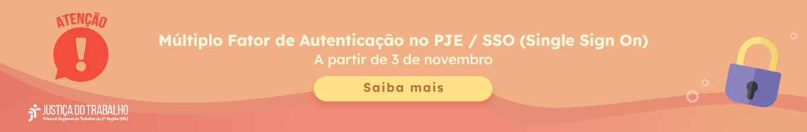 Múltiplo Fator de Autenticação no PJE / SSO
