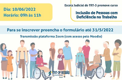 Webinário Inclusão de Pessoa com Deficiência