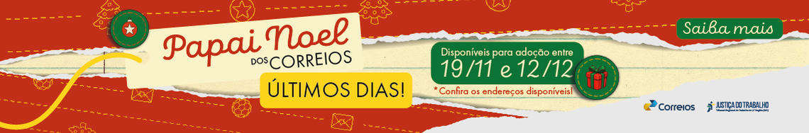 Participe da campanha Papai Noel dos Correios e leve alegria para crianças vulneráveis