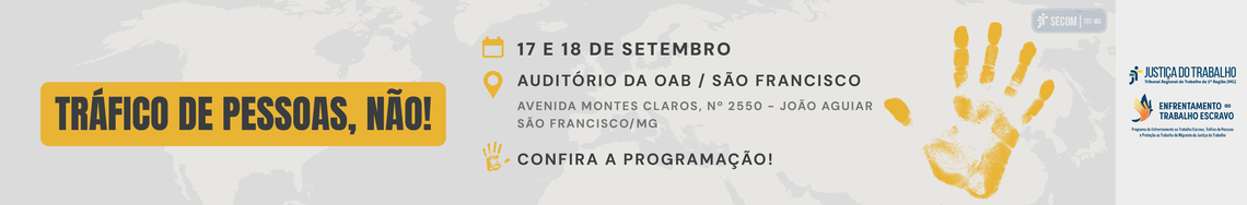 Tráfico de Pessoas não! Programa chega à cidade de São Francisco, norte de Minas