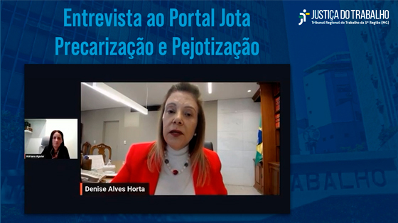 Entrevista ao Portal Jota - Precarização e Pejotização
