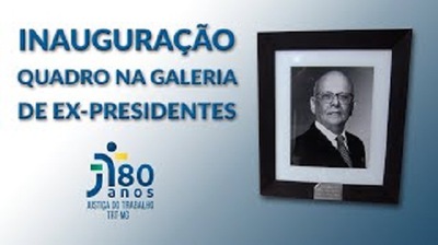 Foto desembargador Marcus Moura na galeria dos presidentes