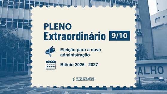 Pleno eleição biênio 2026/ 2027