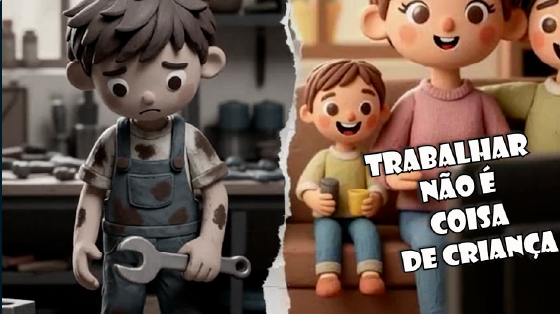 Trabalhar não é coisa de criança
