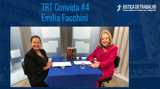 #justiçadotrabalho #trt3 #trtmg #trt #cecut #cultura #centrocultural   Na 4ª edição do "TRT-MG Convida" a desembargadora Adriana Goulart de Sena Orsini recebe a curadora do Centro Cultural do TRT-MG, dra. Emília Facchini.