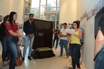 Alunos durante visita ao TRT-MG