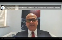 Desembargador apresenta o novo Regimento Interno do TRT-MG