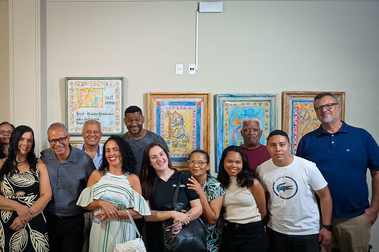 2025 1008 Raizes da Alma-36.jpg Artistas e seus trabalhos na mostra "Raízes da Alma", no Centro Cultural do TRT-MG