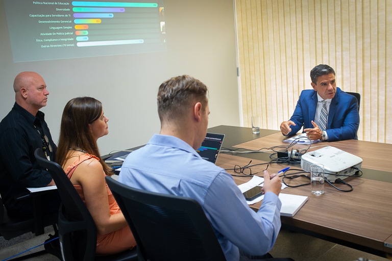 2026 0119 Reuniao Cons Consultivo EJ-03.jpg Servidores da Escola Judicial do TRT-MG participam de reunião para definição de metas para 2026