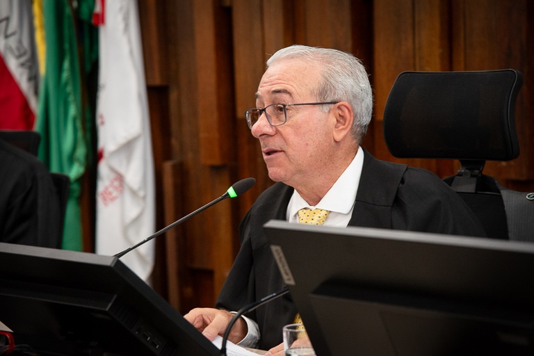 2026 0831 Semana Precedentes-06.jpg Presidente do TRT-MG, desembargador Sebastião Geraldo de Oliveira, fala durante abertura da Segunda Semana Nacional de Precedentes Trabalhistas