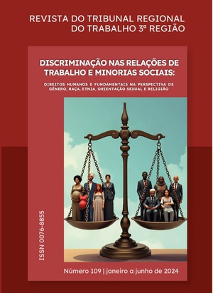 Capa do número 109 da Revista do TRT-MG