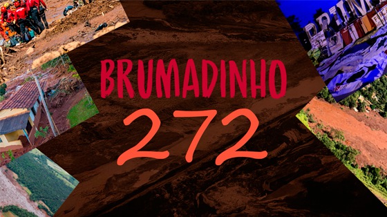Banner vinheta de abertura da Série "Brumadinho 272"