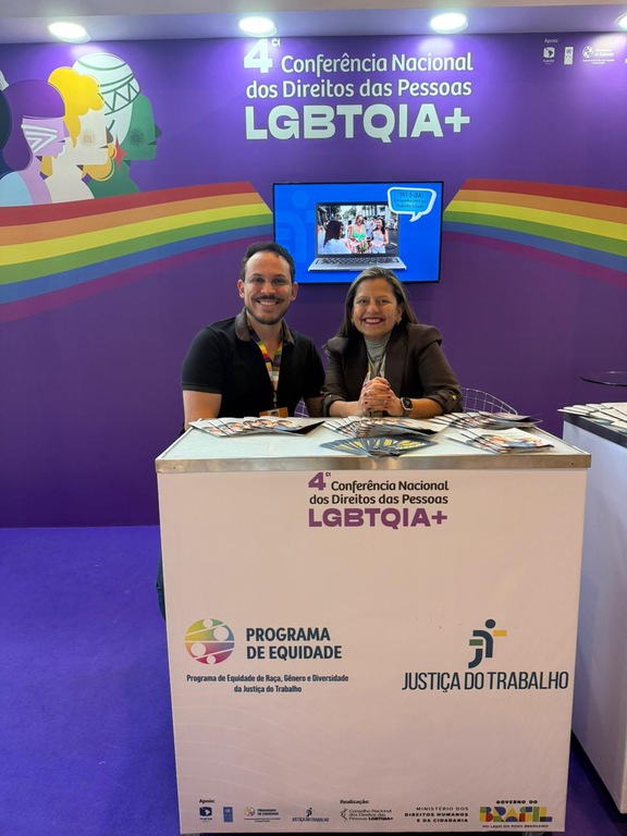 conferência foto 2.jpeg Gestores do Programa de Equidade do TRT-3 Representam a Justiça do Trabalho Mineira na 4ª Conferência Nacional dos Direitos LGBTQIA+