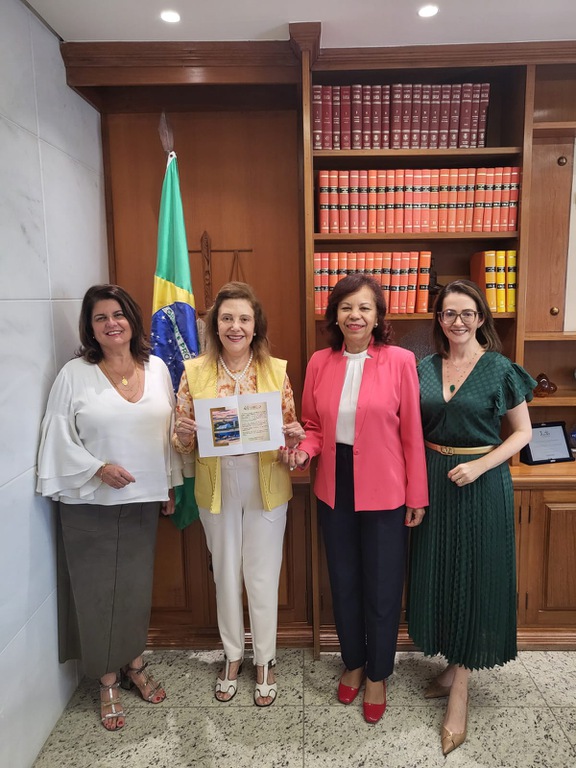 Presidente recebe convite para 24º Congresso das Associação Brasileira das Mulheres de Carreira Jurídica