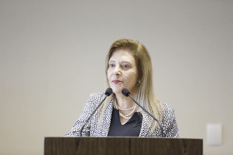 Presidente do TRT-MG, desembargadora Denise Alves Horta, participa, em Brasília, de assinatura do acordo para reparação de vítimas de Brumadinho