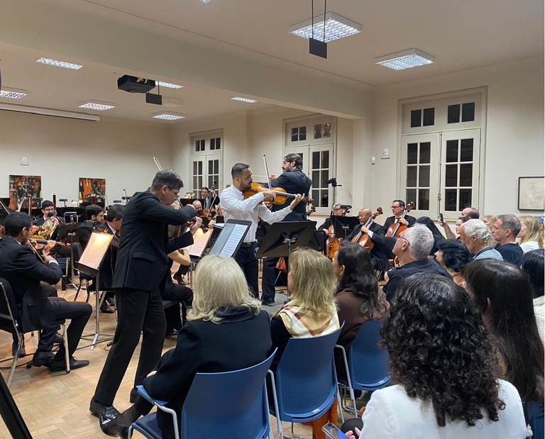 Orquestra Sinfônica de Minas Gerais se apresenta no Centro Cultural do TRT_MG