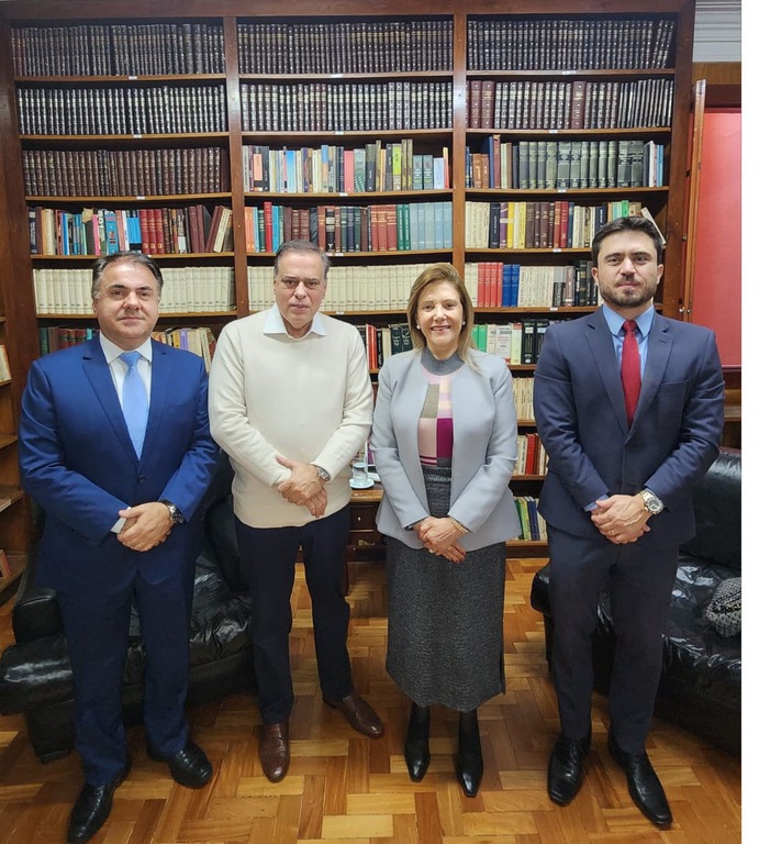 Presidente do TRT-MG, desembargadora Denise Alves Horta,  visita o parlamentar, deputado federal Paulo Abi-Ackel