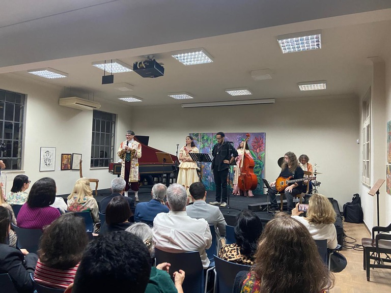 Grupo Música Figurata se apresenta durante aniversário de 2 anos do Cecult do TRT-MG