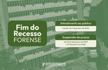 imagem de fundo verde com foto do edifício-sede do TRT-MG