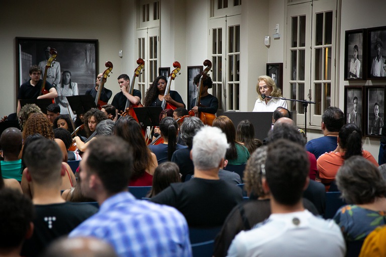 Orquestra Jovem do TJMG se apresentou no Centro Cultural do TRT-MG em 2024