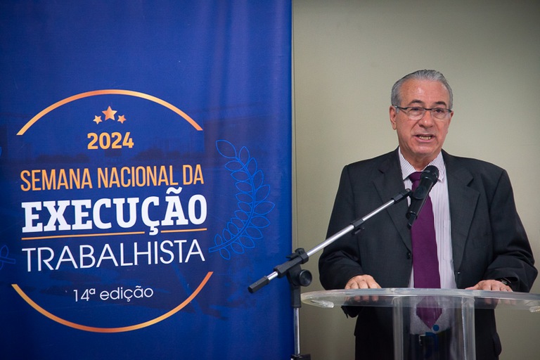 Desembaragador Sebastião Geraldo de Oliveira abre a 14ª edição da Semana Nacional da Execução Trabalhista