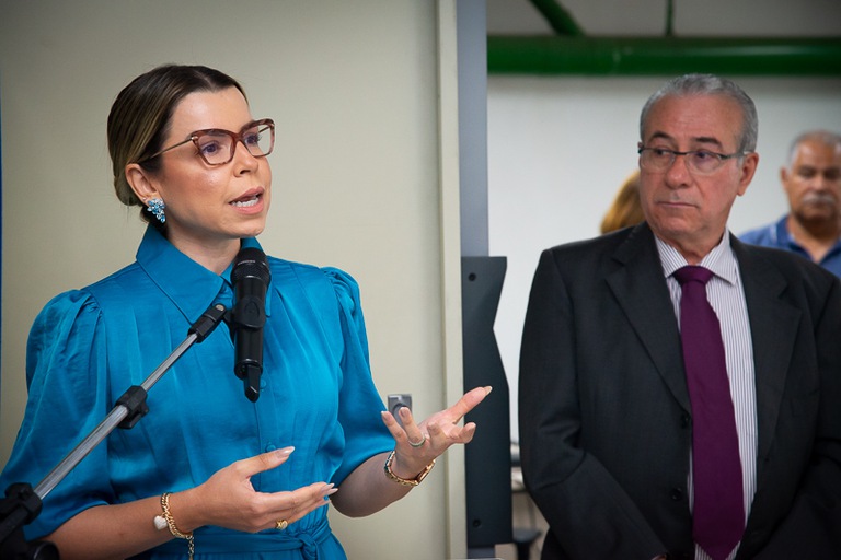 Juíza Tatiana Carolina de Araújo, coordenadora da Pesquisa Patrimonial e do núcleo Garimpo do TRT-MG, participa da abertura da 14ª edição da Semana Nacional da Execução Trabalhista