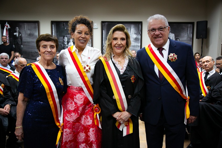 Ministras homenageadas e presidente do TRT MG e TRT RS