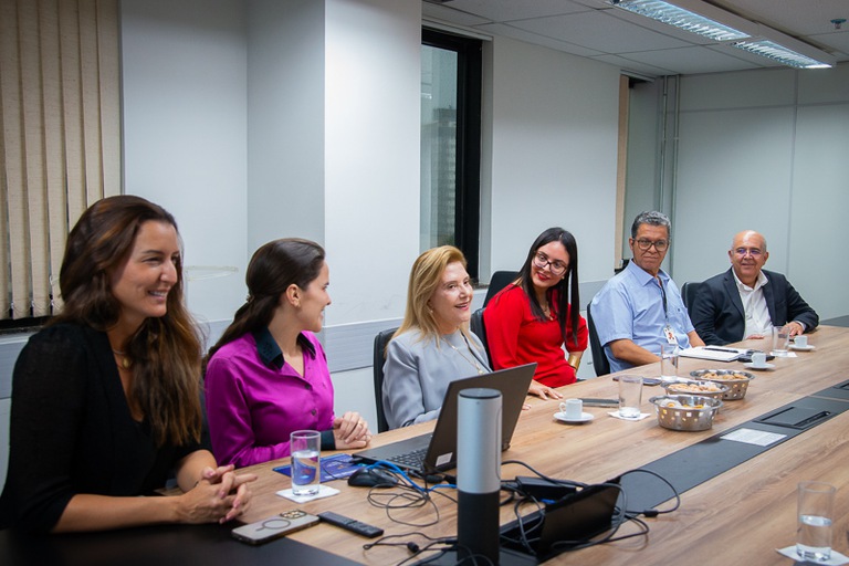 Gestores do TRT reunidos com servidores do STF