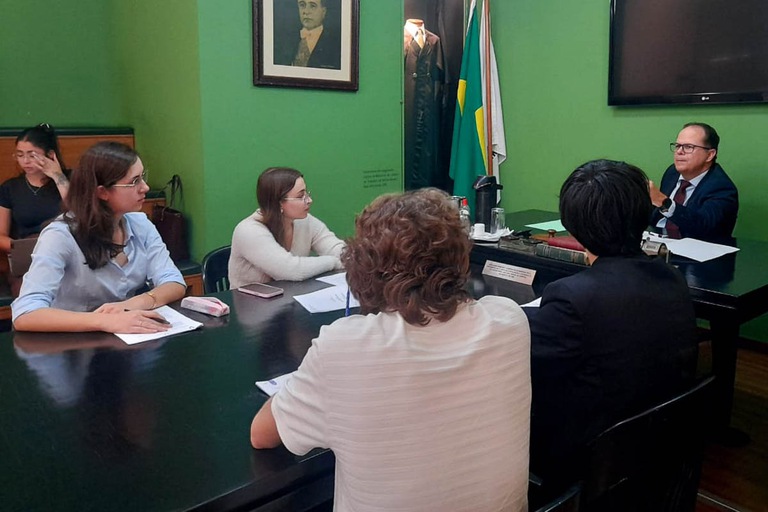 Alunos de Direito da PUC-Minas no Justiça e Cidadania 