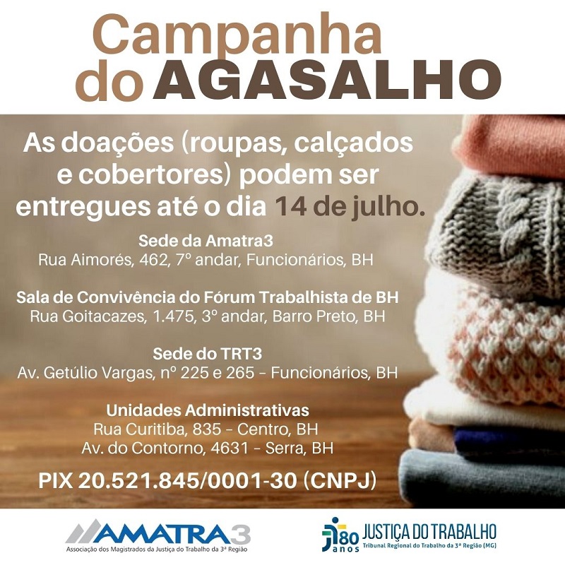 Banner da Campanha do Agasalho