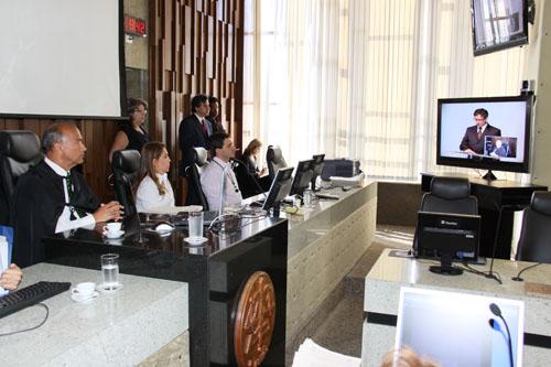Transmissão da primeira sustentação oral a distância em Minas é realizada com sucesso (imagem 1)