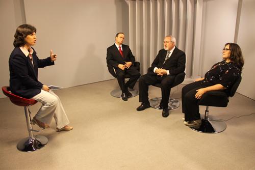 Comunicação e Justiça - tema do primeiro debate realizado no estúdio do TRT Minas (imagem 1)