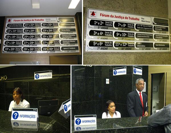 Prédios do Fórum Trabalhista da capital recebem nova sinalização (imagem 1)