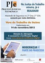 VT de Itaúna é a próxima unidade da Justiça do Trabalho de Minas a receber o PJe (imagem 1)