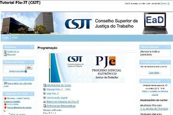CSJT disponibiliza curso autoinstrucional sobre o PJe-JT (imagem 1) CSJT disponibiliza curso autoinstrucional sobre o PJe-JT (imagem 1)