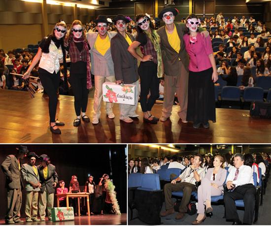 Alunos do Colégio Loyola assistem à apresentação teatral sobre conciliação (imagem 2)