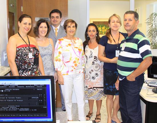Presidente do Tribunal dá seguimento às visitas aos setores da Instituição (imagem 1)
