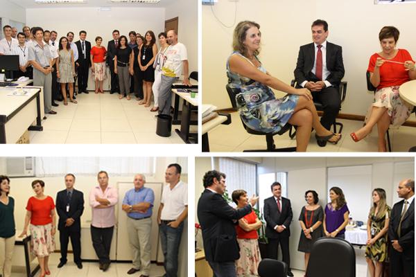Presidente é recebida com aplausos em visita ao prédio da Goitacases (imagem 4)