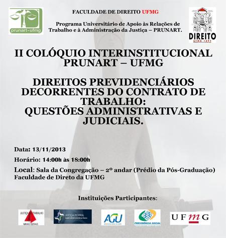 Juiz e servidor do TRT participam de debate na UFMG (imagem 1)