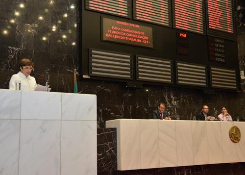 CLT é homenageada na Assembleia Legislativa de Minas (imagem 2)