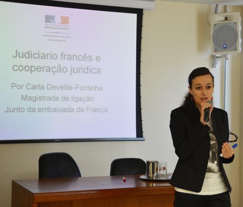 Juíza francesa participa do último dia de curso para magistrados (imagem 1)