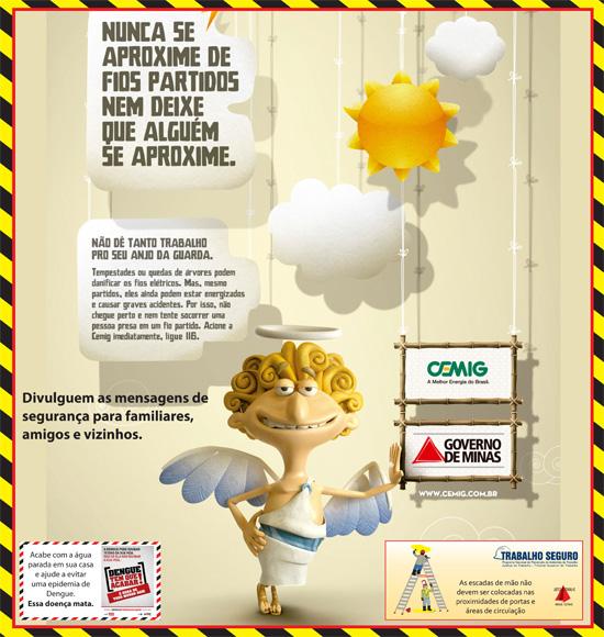 Calendário da Cemig traz dica de segurança no trabalho (imagem 1)