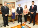 Presidente do TRT recebe visita de cortesia de representantes do Banco do Brasil (imagem 1)