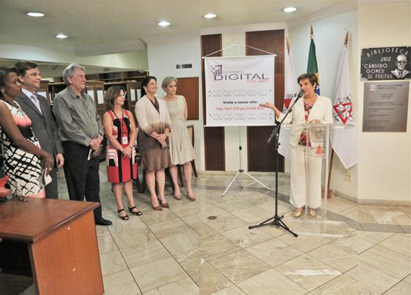 Inaugurada a biblioteca que vai abrigar produção intelectual do TRT (imagem 1)