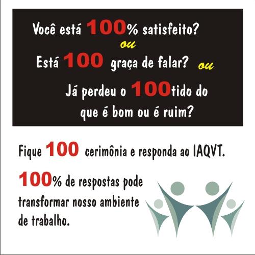 Termina dia 3 de maio prazo para responder o IA-QVT (imagem 1)