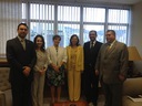 Juíza Martha Halfeld e advogados da OAB reúnem-se com presidente do TRT (imagem 1)