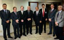 Presidente e 1º vice-presidente do TRT-MG cadastram biometria e recebem visita de dirigentes do TRE (imagem 1)